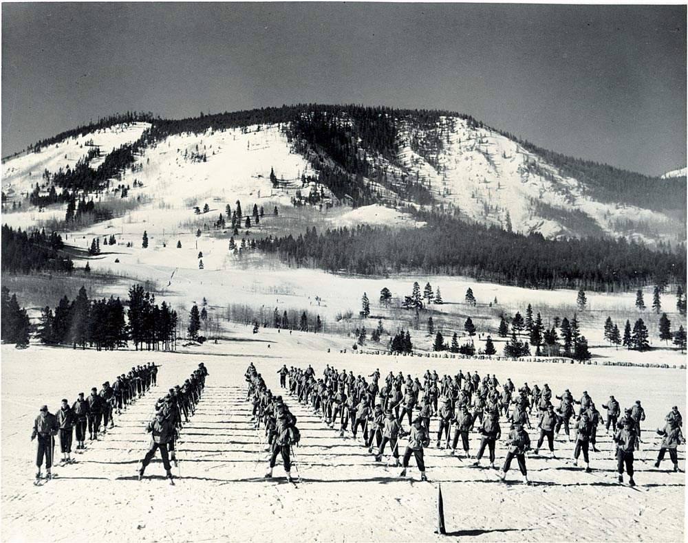 Troops training at Camp Hale